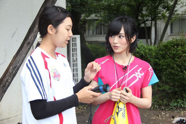 NMB48山本彩が高校サッカーのマネージャーに！フォトギャラリー（3枚目）