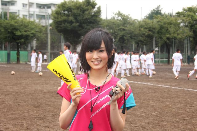 NMB48山本彩が高校サッカーのマネージャーに！フォトギャラリー（6枚目）