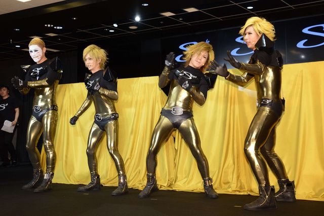 金爆が疾走しながらPR！「ストライド×ゴールデンボンバー　キャンペーン」発表会ギャラリー（8枚目）