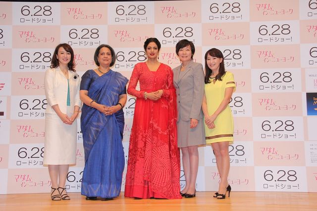 50歳!?インドの美魔女シュリーデヴィ来日フォトギャラリー（9枚目）