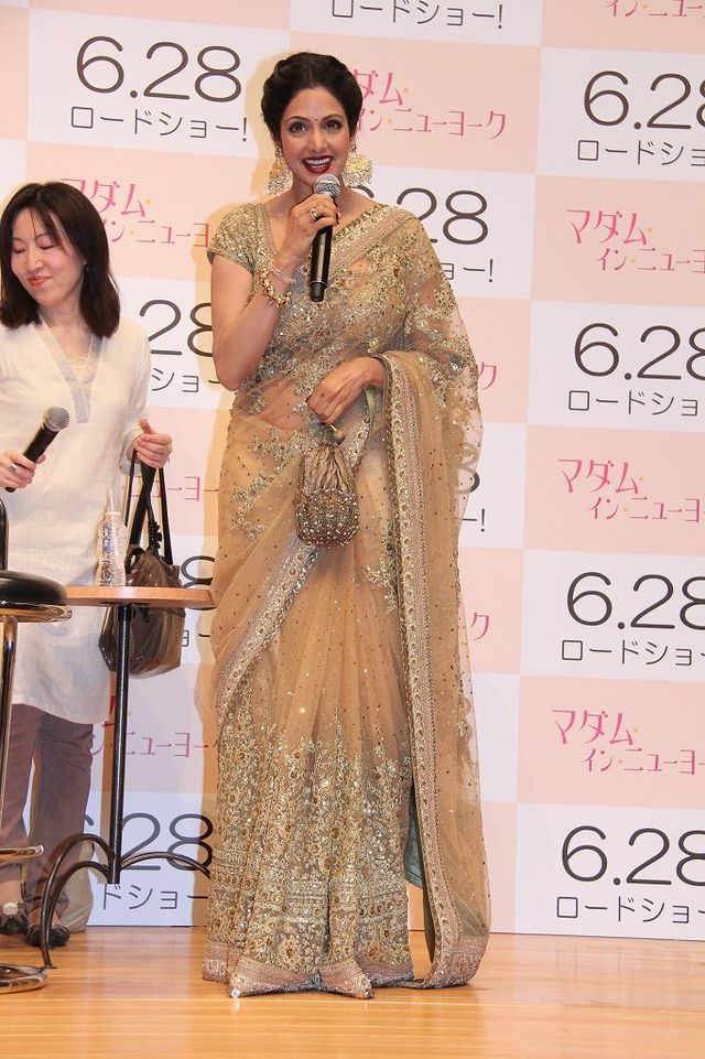 50歳!?インドの美魔女シュリーデヴィ来日フォトギャラリー（13枚目）