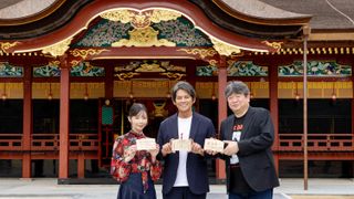 『踊る大捜査線』織田裕二＆趣里＆本広監督が太宰府天満宮でヒット祈願「いつまでも『踊る』を作れますように」