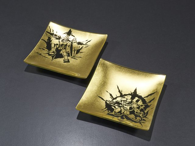 ガンダム×伝統工芸！「GUNDAM 金箔ガラスプレート」フォトギャラリー（6枚目）