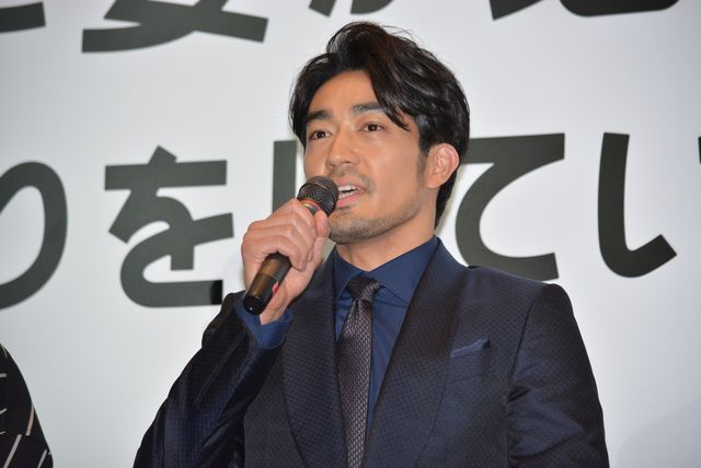 安田顕、居酒屋シーンでお酒を持ち込む『家に帰ると妻が必ず死んだふりをしています。』完成披露試写会（8枚目）