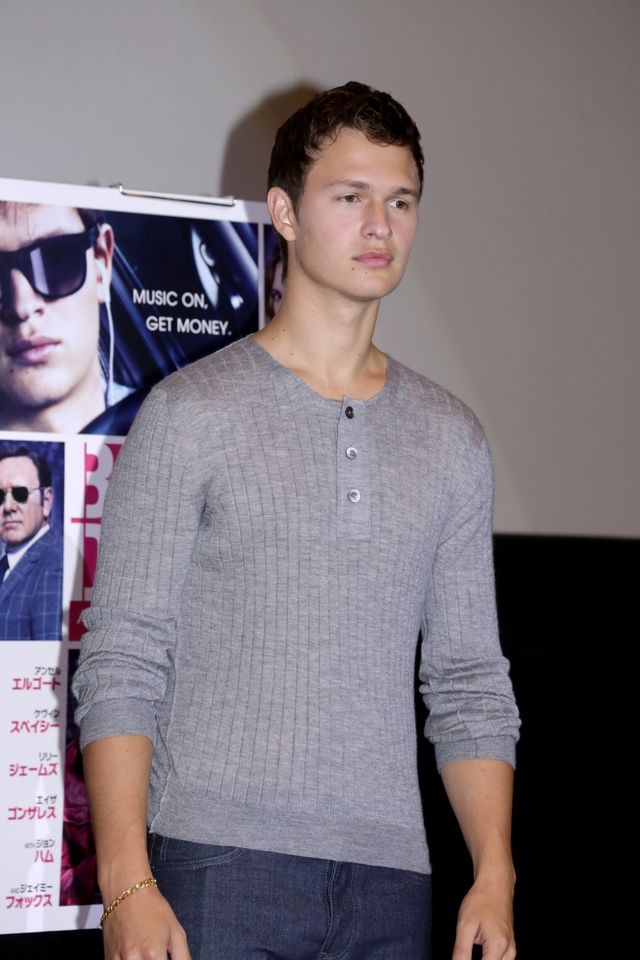 来日したアンセル・エルゴートが日本語で「コンニチワ！」『ベイビー・ドライバー』初日舞台あいさつ（5枚目）