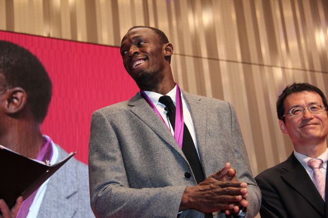 ウサイン・ボルト選手日産ギャラリー来場記念イベントフォトギャラリー（5枚目）