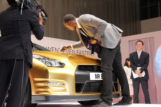 ウサイン・ボルト選手日産ギャラリー来場記念イベントフォトギャラリー（6枚目）