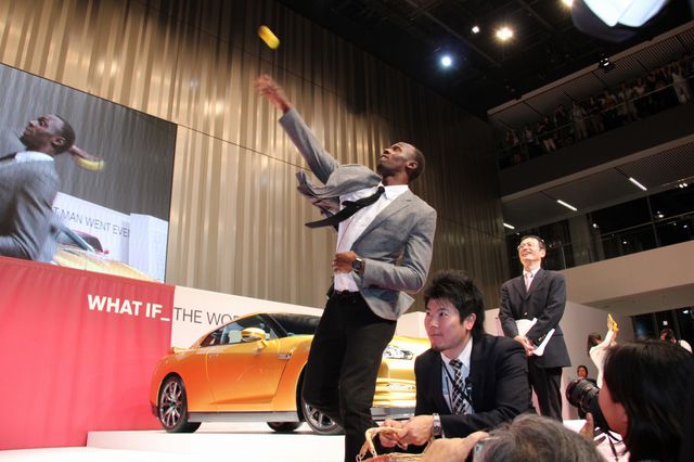 ウサイン・ボルト選手日産ギャラリー来場記念イベントフォトギャラリー（11枚目）