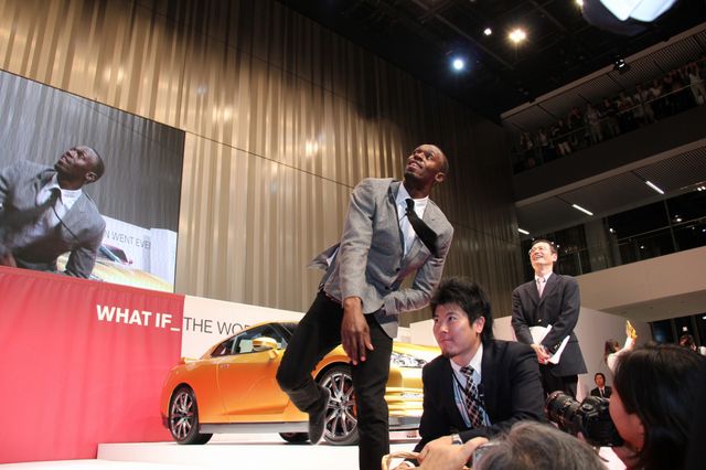 ウサイン・ボルト選手日産ギャラリー来場記念イベントフォトギャラリー（12枚目）