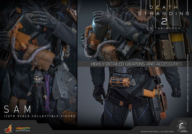 ホットトイズ「【ビデオゲーム・マスターピース】 『DEATH STRANDING 2: ON THE BEACH』1/6スケールフィギュア　サム」（9枚目）