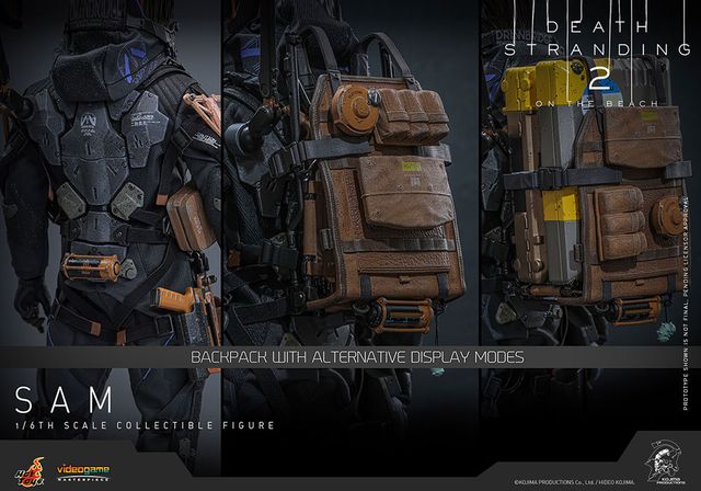 ホットトイズ「【ビデオゲーム・マスターピース】 『DEATH STRANDING 2: ON THE BEACH』1/6スケールフィギュア　サム」（11枚目）