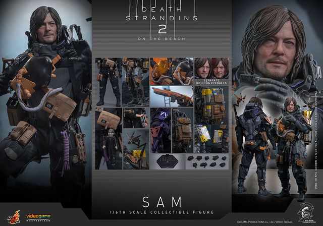 ホットトイズ「【ビデオゲーム・マスターピース】 『DEATH STRANDING 2: ON THE BEACH』1/6スケールフィギュア　サム」（16枚目）