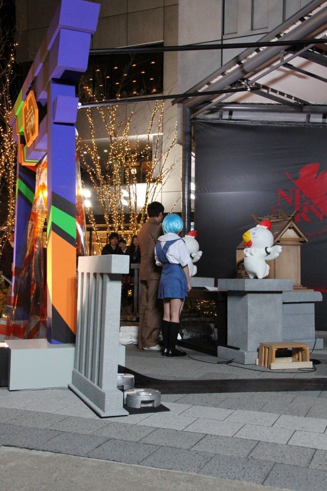 映画『ヱヴァンゲリヲン新劇場版:Q』ヱヴァ神社建立イベント写真ギャラリー（6枚目）