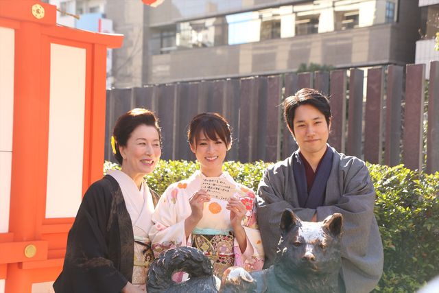 夫婦役の深キョン＆松山ケンイチ、着物で登場！（14枚目）