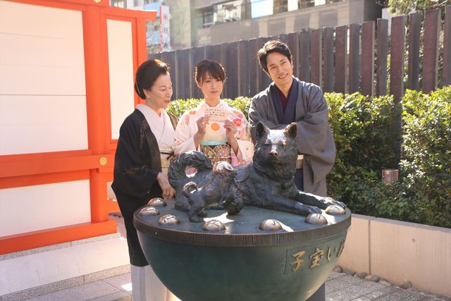 夫婦役の深キョン＆松山ケンイチ、着物で登場！（16枚目）