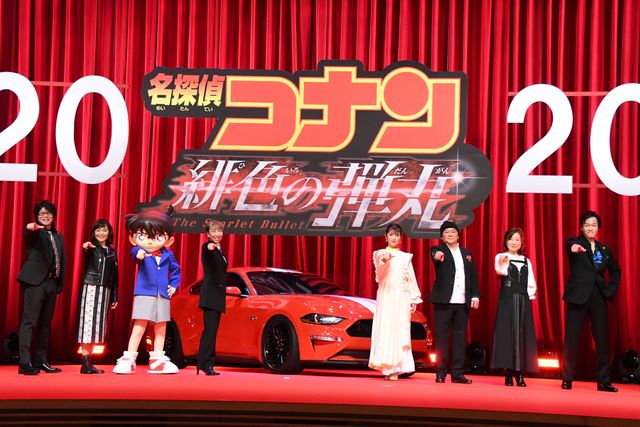 浜辺美波がもらい泣き…『名探偵コナン　緋色の弾丸』完成披露（31枚目）