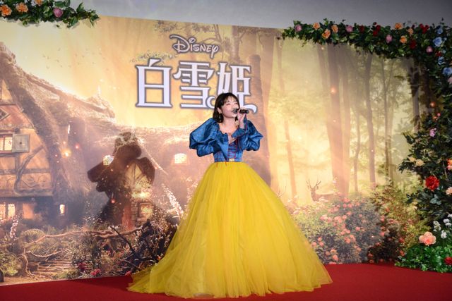 吉柳咲良＆JO1河野純喜が生パフォーマンス！実写版『白雪姫』劇中歌お披露目イベント（5枚目）