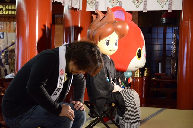 「妖怪ウォッチ」の人気キャラ21体が初詣！『映画　妖怪ウォッチ　エンマ大王と5つの物語だニャン！』イベントギャラリー（6枚目）