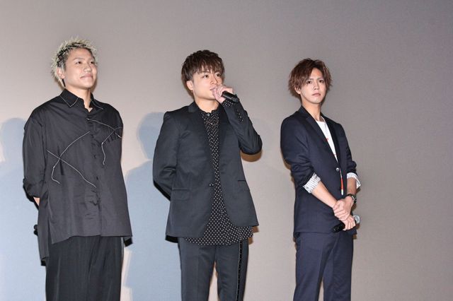 白濱亜嵐＆片寄涼太＆小森隼が登場！『ウタモノガタリ-CINEMA FIGHTERS project-』公開記念舞台あいさつ（4枚目）