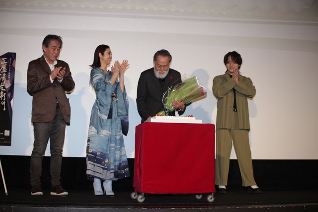 83歳になる北大路欣也に少し早いバースデーサプライズ！「三屋清左衛門残日録 永遠の絆」特別上映イベント（6枚目）