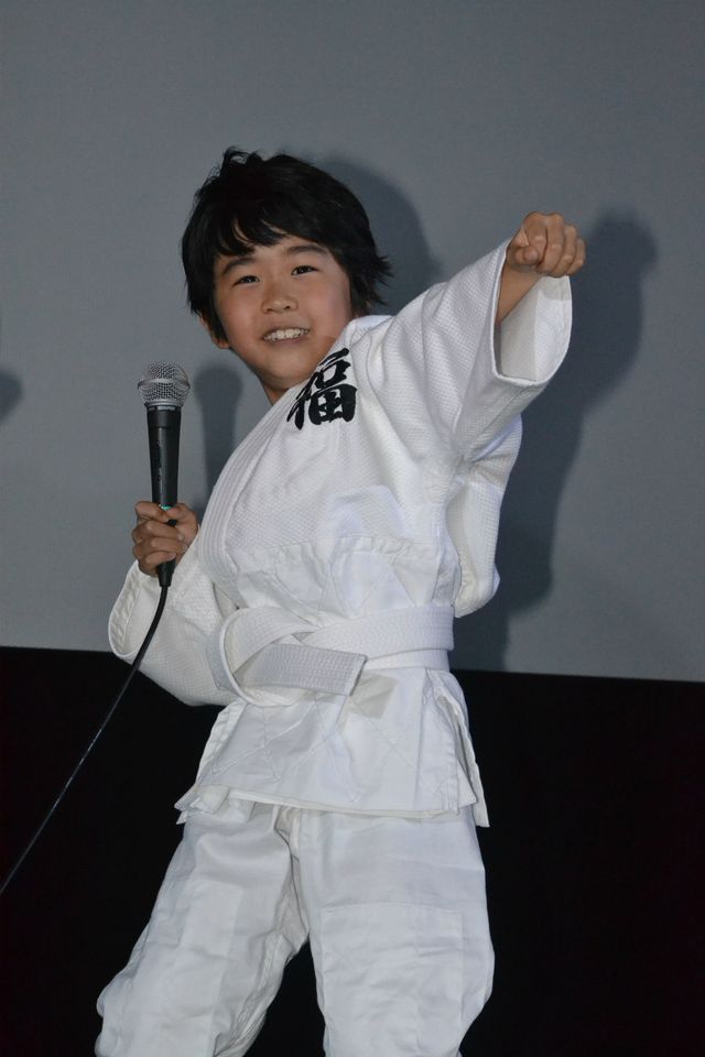 映画『マクダルのカンフーようちえん』初日舞台あいさつ（3枚目）