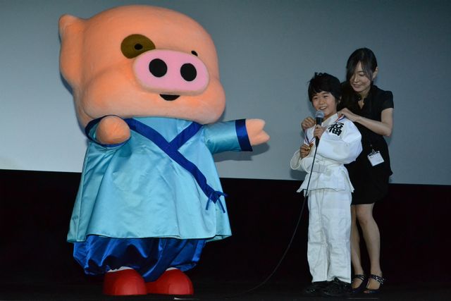 映画『マクダルのカンフーようちえん』初日舞台あいさつ（7枚目）