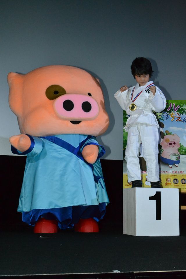 映画『マクダルのカンフーようちえん』初日舞台あいさつ（9枚目）