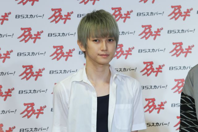 こんな美少年が「狂気の沙汰ほど面白い…！」と言っちゃうんですよ!!「アカギ　竜崎・矢木編／市川編」制作発表会見（7枚目）