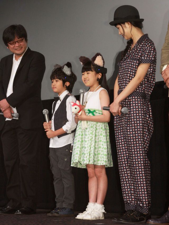 映画『おおかみこどもの雨と雪』初日舞台あいさつフォトギャラリー（9枚目）