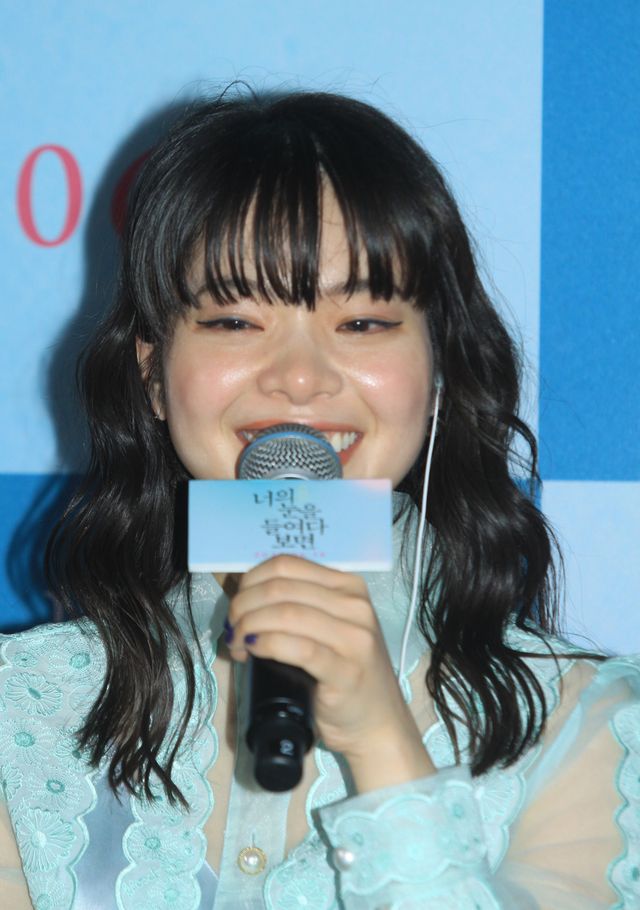 岸井ゆきの＆三宅唱監督が韓国で会見！『ケイコ 目を澄ませて』試写会＆会見（4枚目）