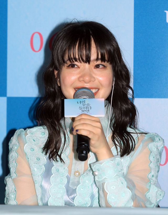 岸井ゆきの＆三宅唱監督が韓国で会見！『ケイコ 目を澄ませて』試写会＆会見（5枚目）