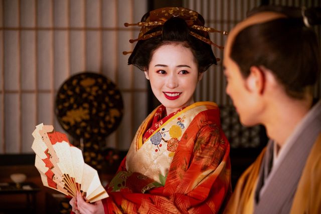 ラブラブな誰袖（福原遥）と意知（宮沢氷魚）…「べらぼう」第25回場面写真（5枚目）