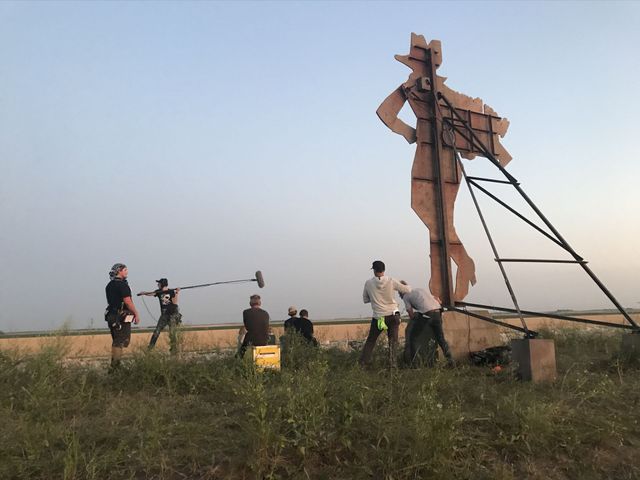 超美女！ショーン・ペンと実娘2ショット＜メイキング9枚＞（8枚目）