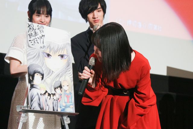 山田杏奈・清水尋也ら、押切蓮介のイラストに感激！『ミスミソウ』完成披露上映会（3枚目）