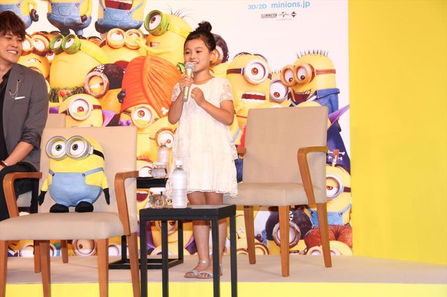 笑福亭鶴瓶のカツラ姿に天海祐希も思わず爆笑！『ミニオンズ』吹き替え版完成報告会見フォトギャラリー（5枚目）