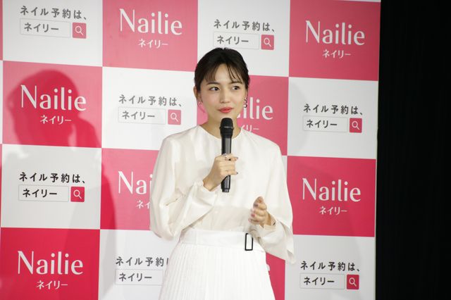 川口春奈、キュートなネイルをお披露目！「ネイリー」新CM発表会（2枚目）