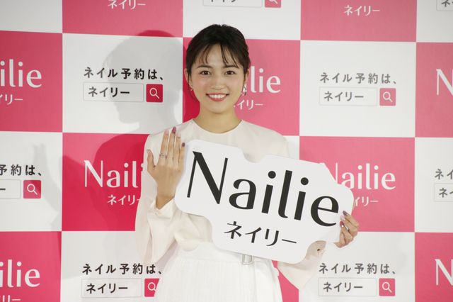 川口春奈、キュートなネイルをお披露目！「ネイリー」新CM発表会（9枚目）