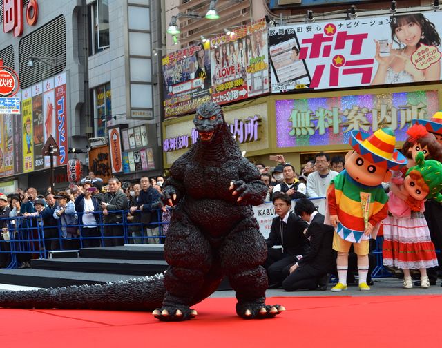 ゴジラ、長澤まさみと仲良くテープカット！フォトギャラリー（19枚目）
