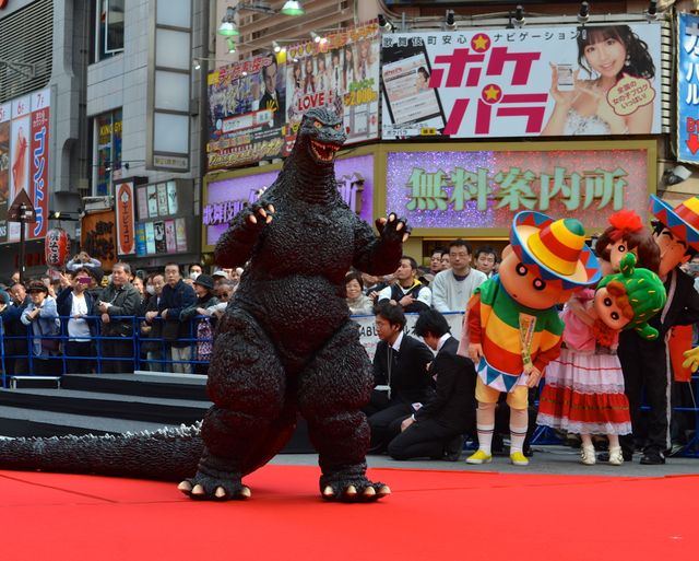 ゴジラ、長澤まさみと仲良くテープカット！フォトギャラリー（20枚目）
