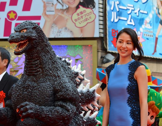 ゴジラ、長澤まさみと仲良くテープカット！フォトギャラリー（23枚目）