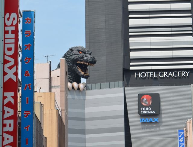 ゴジラ、長澤まさみと仲良くテープカット！フォトギャラリー（25枚目）