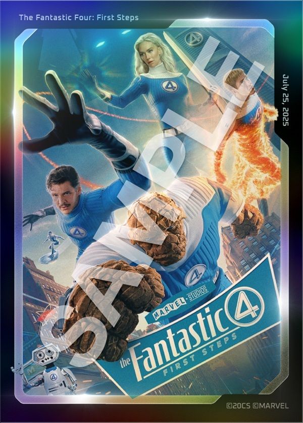 日本限定！『ファンタスティック4：ファースト・ステップ』入場者プレゼントのコレクタブルカード2種（2枚目）