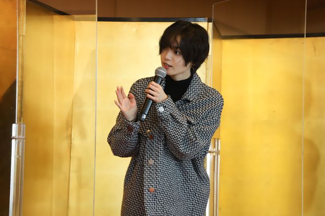 岡田将生、志尊淳、平手友梨奈が今年の漢字を発表！映画『さんかく窓の外側は夜』大ヒット祈願イベント（7枚目）