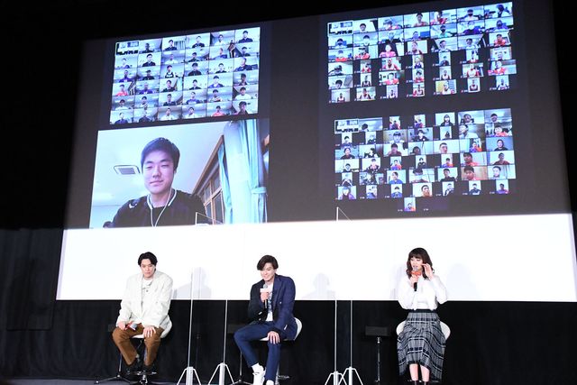 新田真剣佑、山崎紘菜、鈴木伸之が登場！映画『ブレイブ　－群青戦記－』青春ぜんぶ懸けてギネスに挑め！イベント（13枚目）