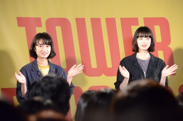 仲睦まじい小松菜奈＆門脇麦『さよならくちびる』公開直前イベント（2枚目）