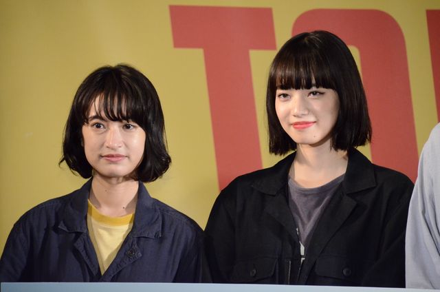 仲睦まじい小松菜奈＆門脇麦『さよならくちびる』公開直前イベント（4枚目）