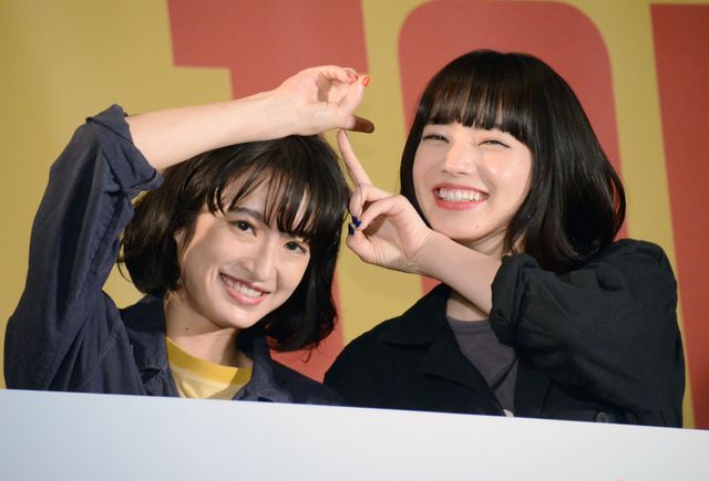 仲睦まじい小松菜奈＆門脇麦『さよならくちびる』公開直前イベント（19枚目）