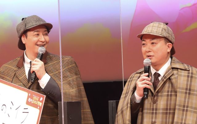 チョコプラ長田、相方・松尾に笑顔『映画クレヨンしんちゃん　謎メキ！花の天カス学園』完成披露舞台あいさつ：フォトギャラリー