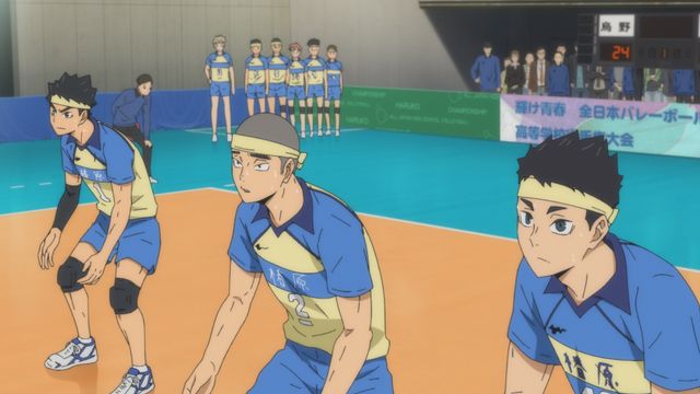 烏野リードのなか…「ハイキュー!!　TO THE TOP」第11話カット（4枚目）