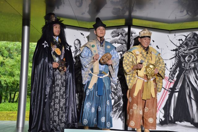 ベイダー卿降臨？『スター・ウォーズ』狂言＆武人屏風画、京都でお披露目！（9枚目）